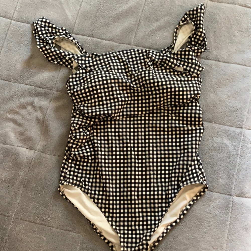 Gingham Maternity swimsuit